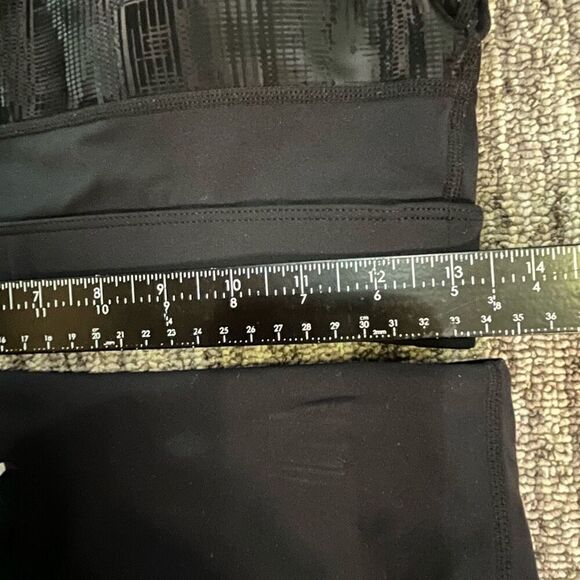 Zyia Active Women’s Size Medium‎ All Star Zip Up Athletic Bra Leggings Set Black - Picture 7 of 7